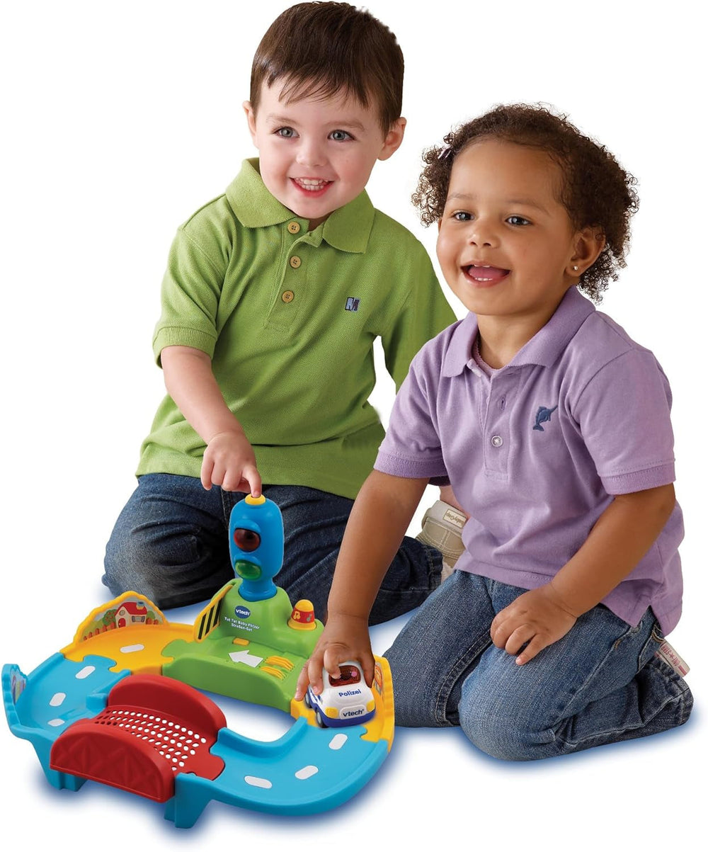 Baby 80-127804 - TUT TUT Baby Speedster - Road Set & 80-517004 TUT TUT Baby Speedster Ambulanță Jucărie pentru copii, multicoloră Jucarii Bebe Naty Shop