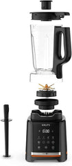 Krups Highspeed - Standmixer Infinymix KB9158 | 1600 W | 5 automatische Programme + manuelle Einstellung | Tritanbehälter | inkl. Rezeptheft | Smoothies, Shakes, Crushed Ice | Schwarz Kitchen Naty Shop