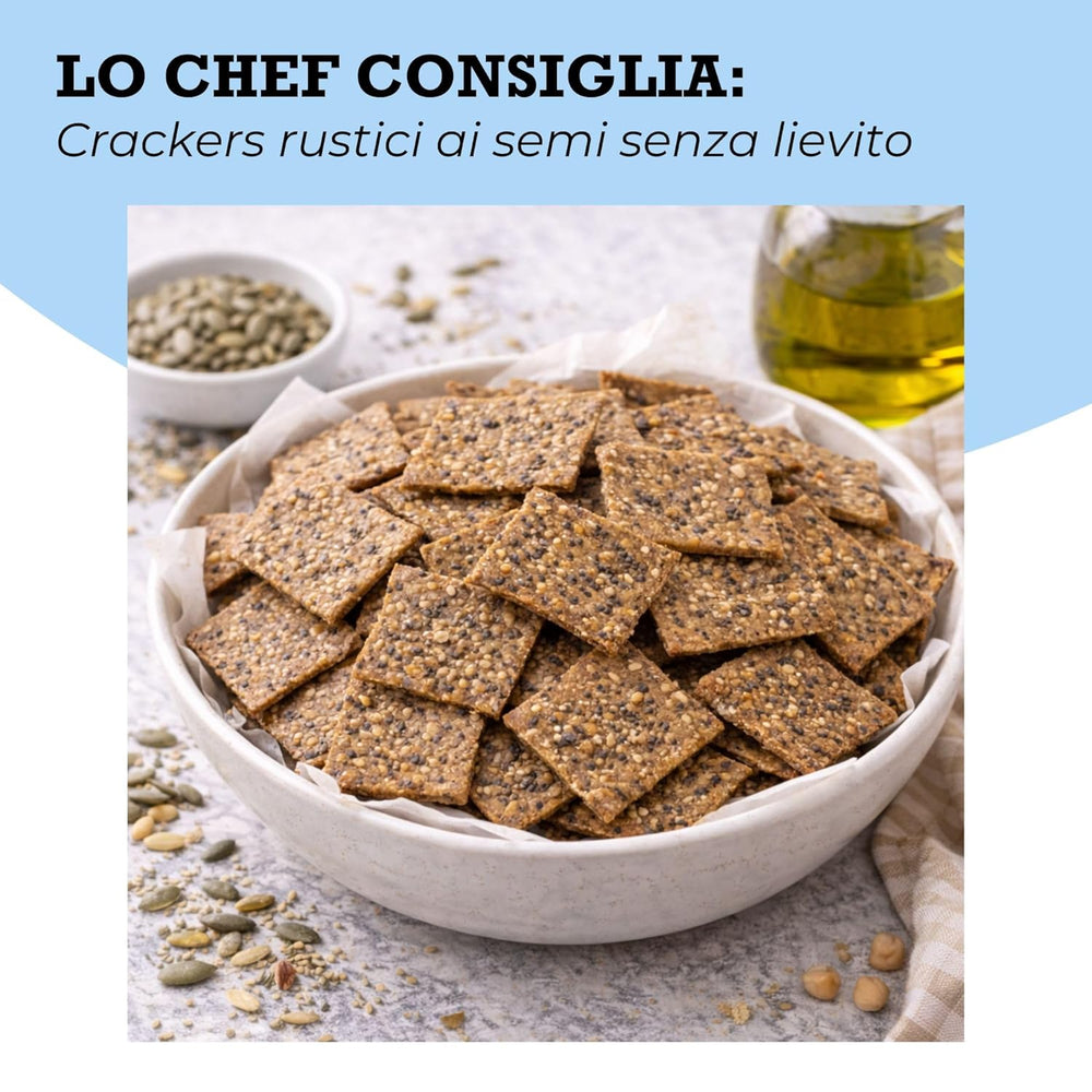 Bio-Omega-Samenmischung 3 kg (Mischung aus Kürbis-, Sonnenblumen- und Leinsamen), eine Mischung aus 3 ganzen rohen Ölsaaten, reich an Proteinen, Ballaststoffen und Omega-3-Fettsäuren