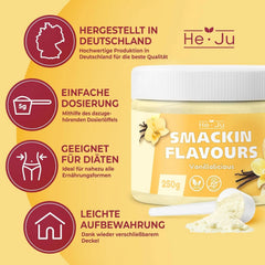 He-Ju, Pulver mit Vanillegeschmack, 250 Gramm Aromen Naty Shop