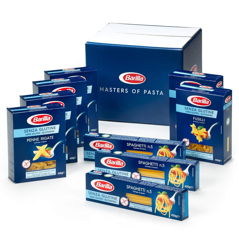 Glutenfreie Barilla Fusilli-Nudeln aus köstlichem Mais und Reis – perfekt für Menschen mit Zöliakie oder Glutenunverträglichkeit, 400 g