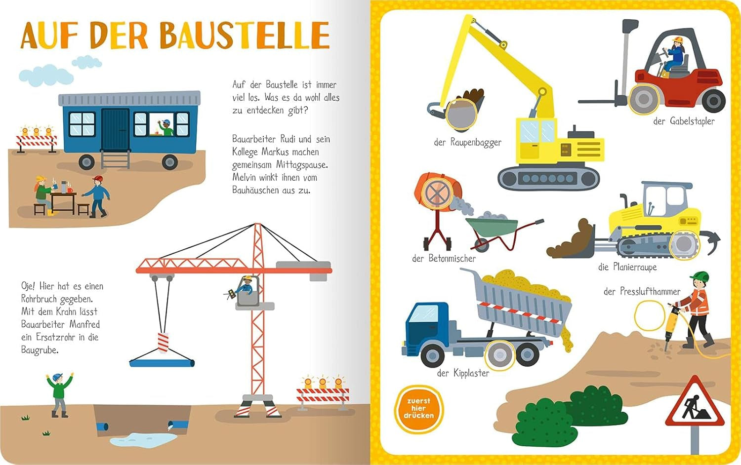 Cartea mea colorată cu sunete - Vehicule: cu peste 40 de sunete | Carte cu sunete de înaltă calitate cu sunete realiste de vehicule pentru copii cu vârsta de 24 de luni și peste Jucarii Bebe Naty Shop