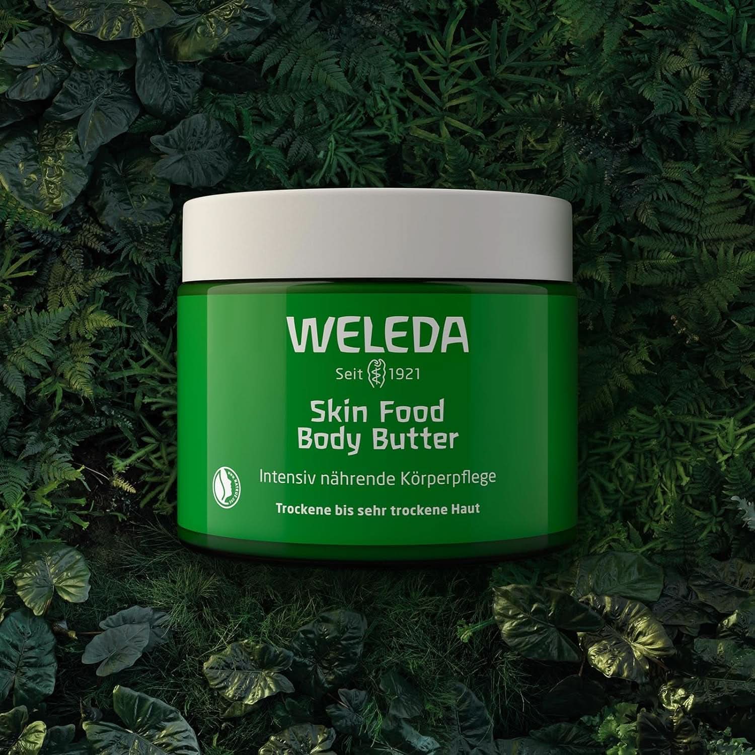 WELEDA Organic Skin Food Body Butter, Unisex-Körperpflegecreme zur Pflege trockener und rauer Haut, 150 ml Dusche und Bad Naty Shop