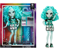 Rainbow High Shadow High Serie 3 – Berrie Skies – Grüne Modepuppe – Modisches Outfit und mehr als 10 bunte Spielaccessoires – Ideal für Kinder von 4–12 Jahren und Sammler