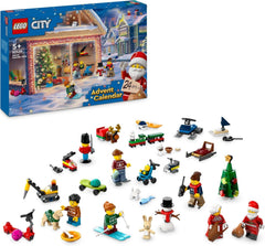 LEGO City Adventskalender 2024, Adventsgeschenk für Kinder ab 5 Jahren, 24 Überraschungen, Minifiguren in Weihnachtsoveralls, Weihnachtsmann und Frau Weihnachtsmann, Weihnachtsgeschenk 60436 Bausets Besuche den LEGO-Store Single