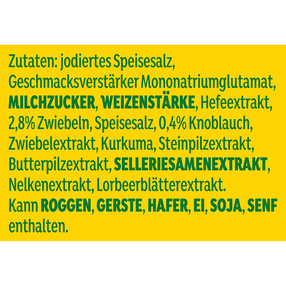 Knorr Würzmischung Universal Aromat für schnelle Gerichte zum Würzen und Würzen von Fleisch, Gemüse, Saucen und mehr 100 g