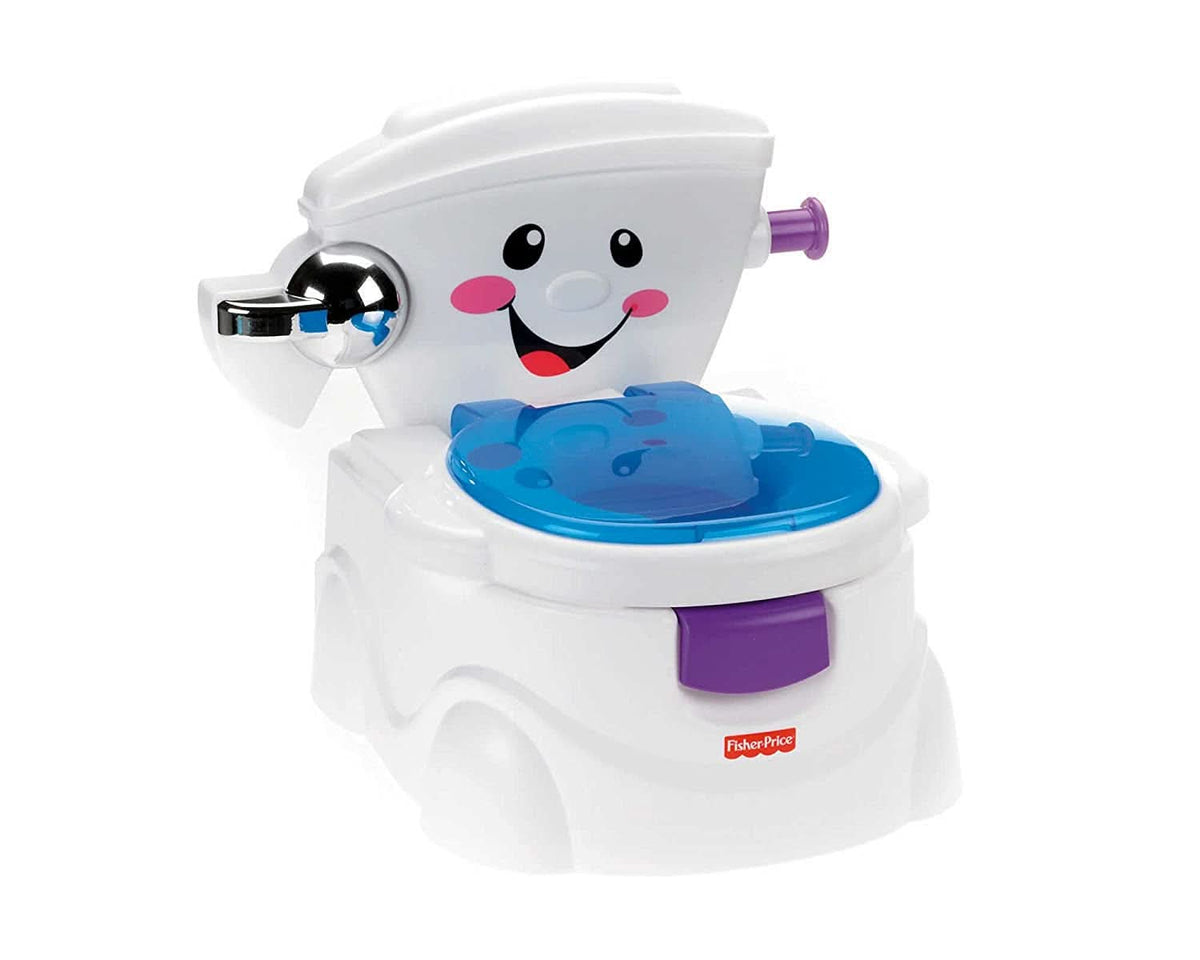 Fisher-Price Meine Erste Toilette, Baby Töpfchen, Mit Musik & Lustigen Sätzen, Tragbare Baby Toilette, Abnehmbarer Toilettenaufsatz, Deutsche Version, Ab 1 Jahr, P4326 Accessories Food and Breastfeeding Bebe Naty Shop