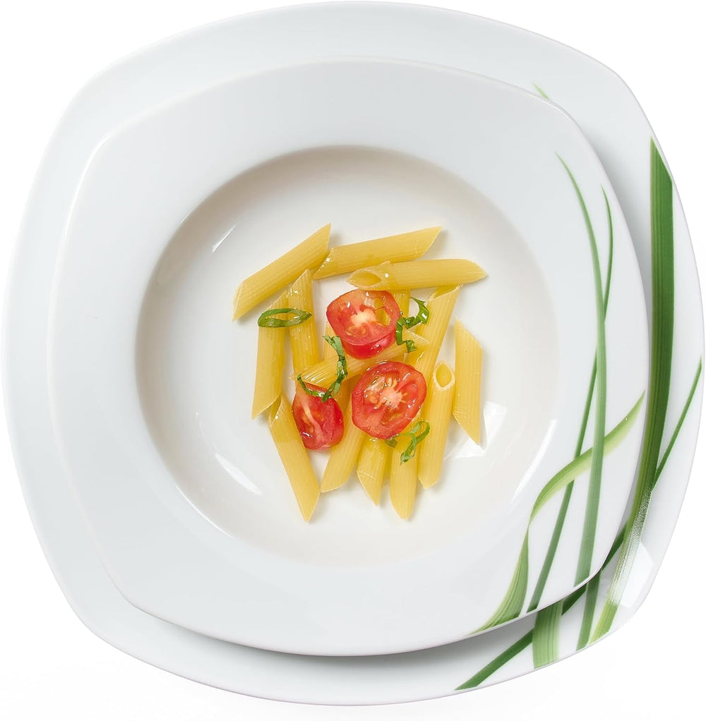 Ritzenhoff & Breker Tafelservice Gianna, 12-Teilig, Porzellan, Weiß Geschirrsets Naty Shop