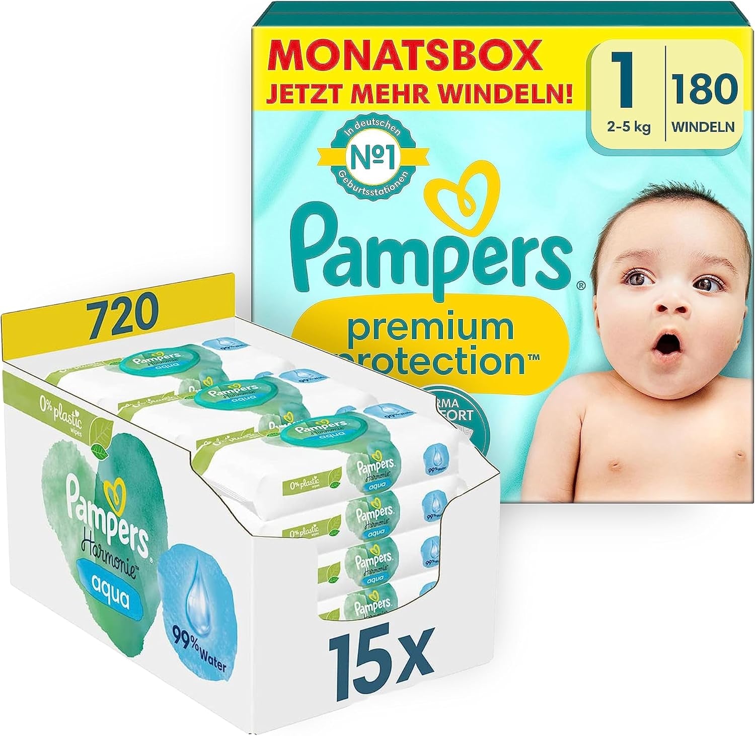 Premium Protection Starter Pack 1 und Aqua-Feuchttücher