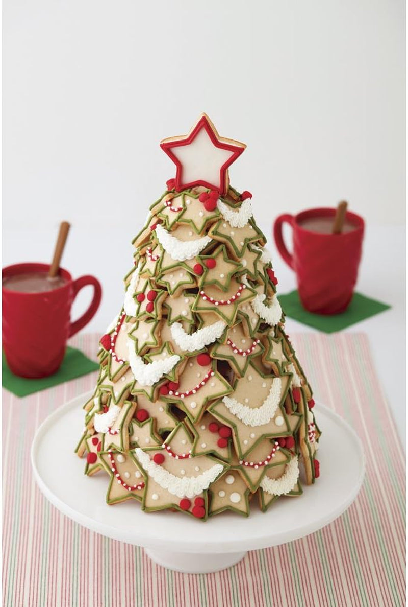 Wilton 2104-5919 Set de tăieturi pentru brad de turtă dulce, plastic, verde