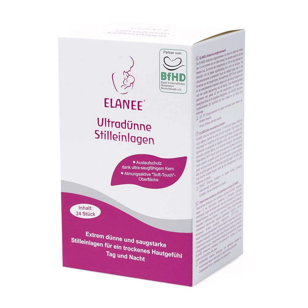 ELANEE 219-V1 Ultradünne Stilleinlagen, weiß Zubehör Essen und Stillen Bebe Naty Shop 24 Stück