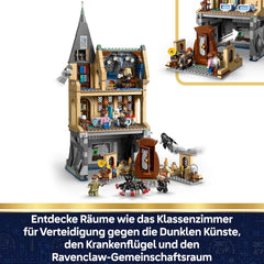 LEGO Harry Potter Schloss Hogwarts: Krankenflügel – DIY Set mit 7 Minifiguren – Modellbau mit Hermine und Ron Figuren – Kreatives Geschenk für Mädchen, Jungen und Fans ab 9 Jahren – 76463
