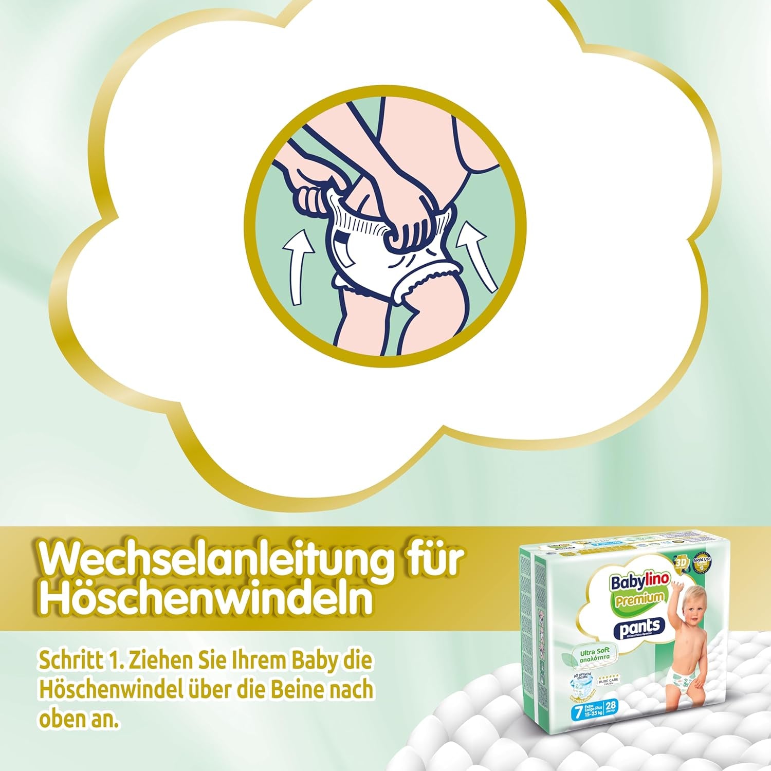 Premium-Hose, Größe 7, Ultra Soft Filter, XL Plus (15-25 kg), 28 Stück