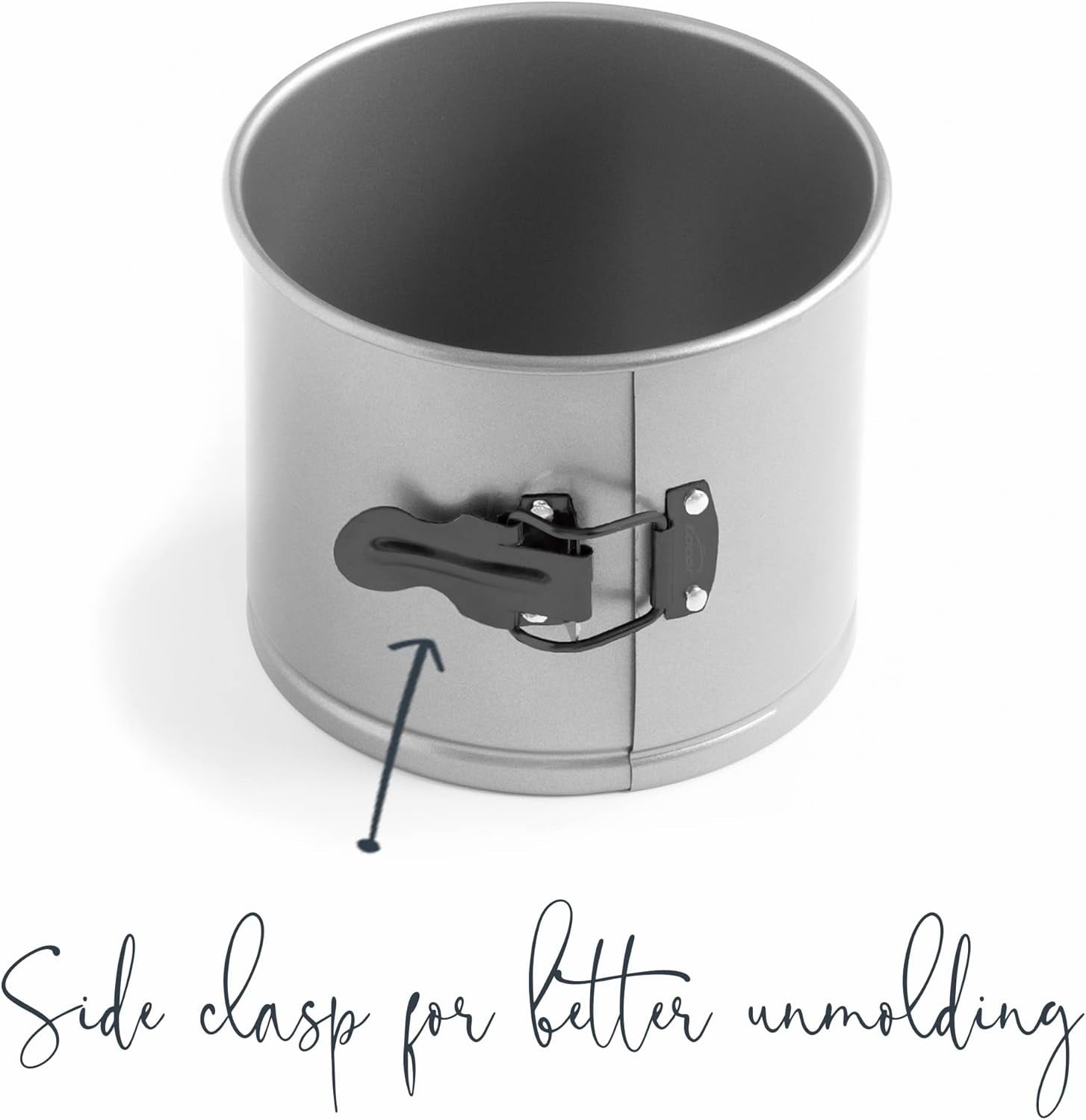 Panettone-Form, abnehmbar, Kohlenstoffstahl, antihaftbeschichtet, Durchmesser 16 cm, Volumen 2 Liter. Backformen und Tabletts Naty Shop