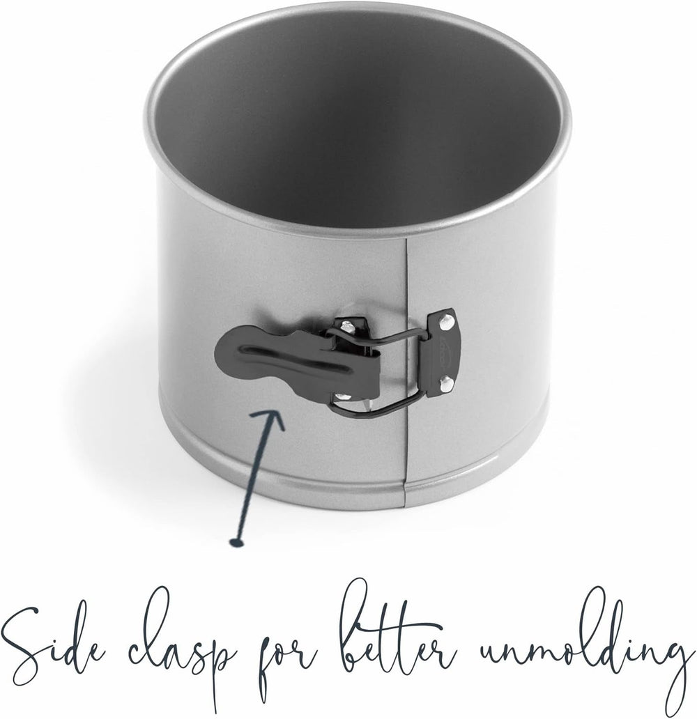 Panettone-Form, abnehmbar, Kohlenstoffstahl, antihaftbeschichtet, Durchmesser 16 cm, Volumen 2 Liter. Backformen und Tabletts Naty Shop