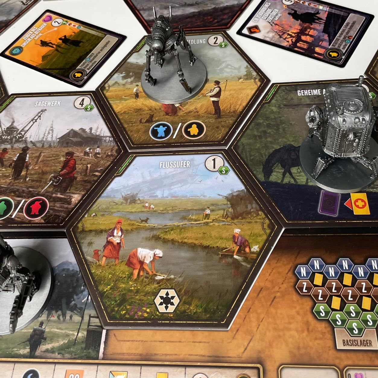 Feuerland Spiele 31025 Brettspiel Expeditionen, Erdtöne