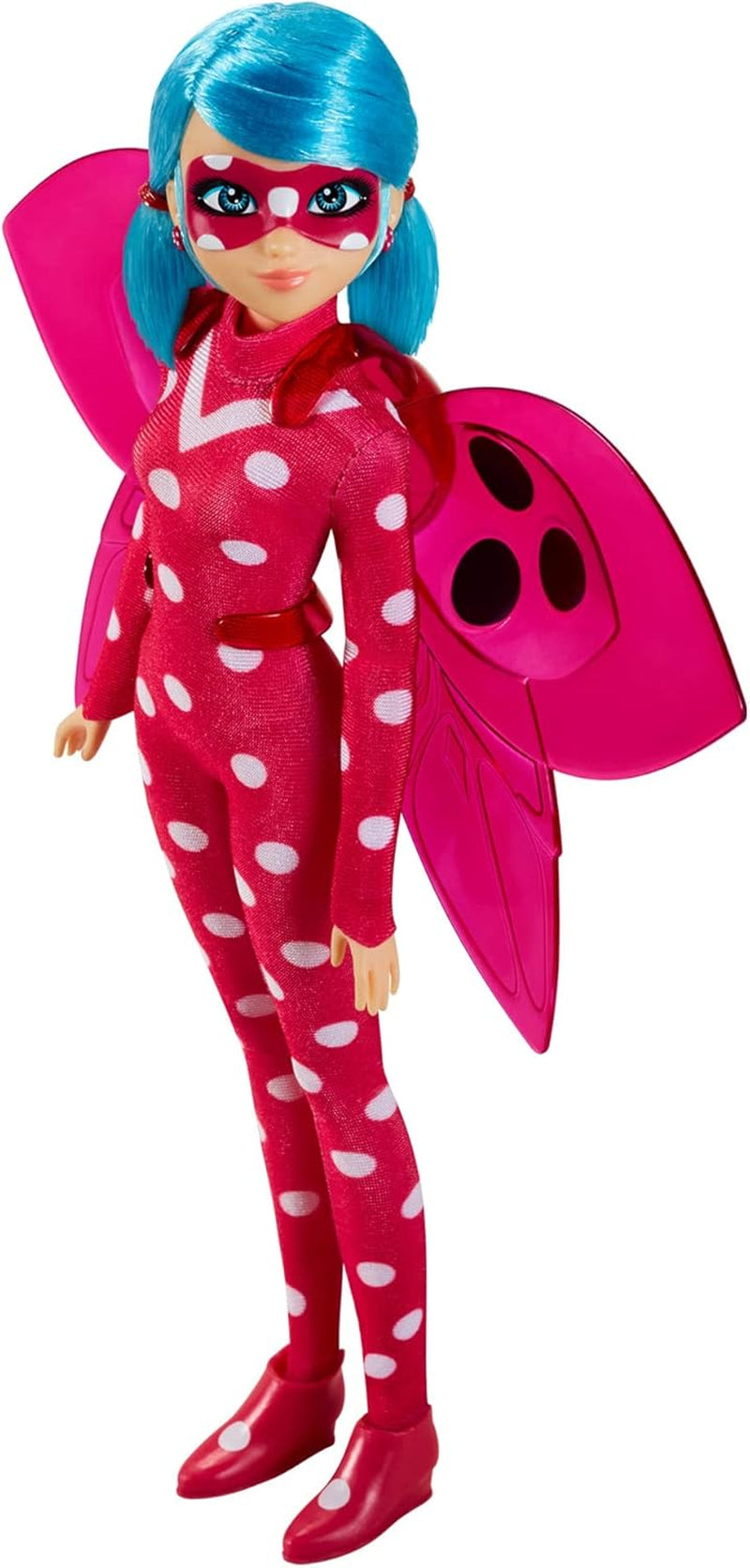 BANDAI - Figur - Miraculous Ladybug - Ankleidepuppe - 26 cm - Ladybug mit ihrem Yoyo im Telefonmodus - Neues Kostüm mit Vinyl-Effekt - P50028