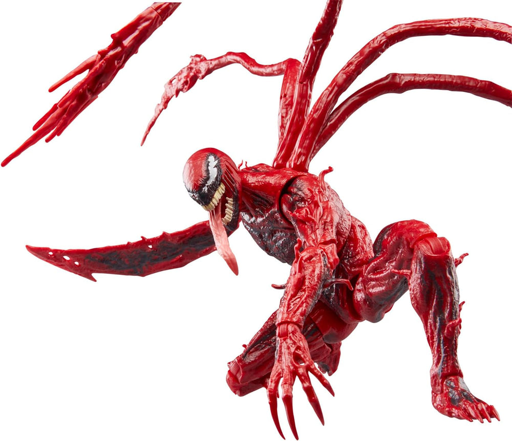 Marvel Legends Series Carnage, figurină de acțiune de lux de colecționat pentru Venom: Let There Be Carnage, 15 cm, roșu Action figures Naty Shop