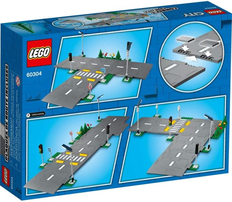LEGO City Bauset „Straßenkreuzung mit Ampel“ mit im Dunkeln leuchtenden Steinen 60304 Bausets Besuchen Sie den LEGO-Store