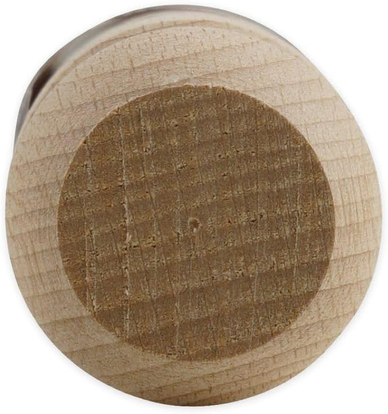 Zenker Rollholz aus Buchenholz, 350 x 30 x 30 mm – Perfekt für Teige und Fondant, FSC-zertifiziert, mit praktischer Manschette, Braun