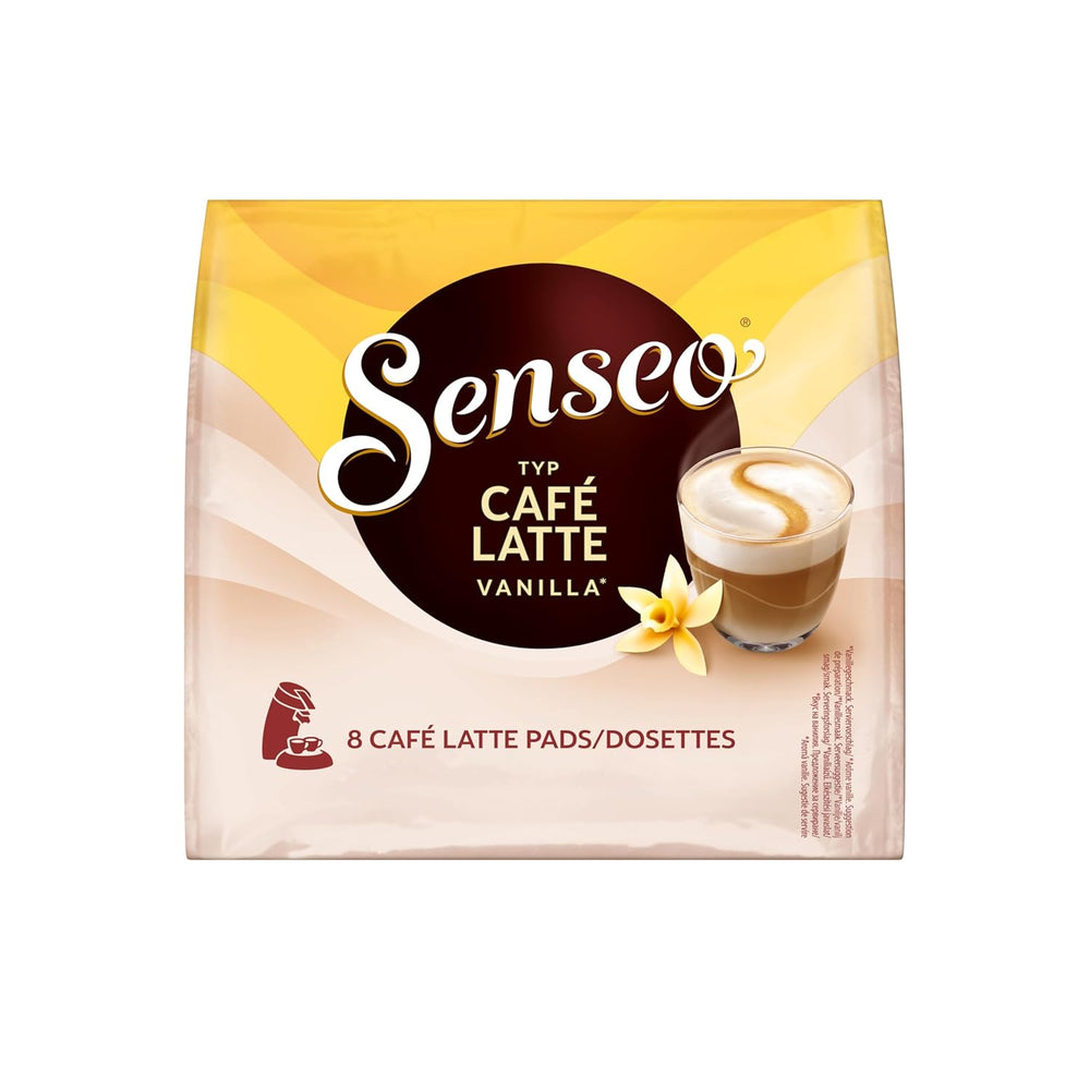 Senseo Pads Café Latte Vanilla, 5 x 8 Getränke, 40 Kaffeepads