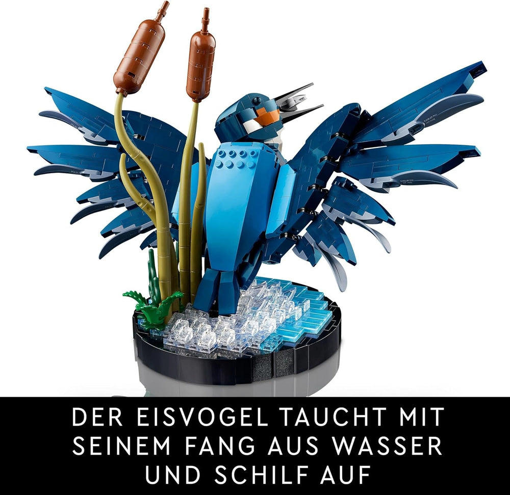 LEGO Icons Eisvogel-Modellbauset für Erwachsene, Vogelfigur für Wohnzimmer oder Büro, Heim- und Bürodekoration, Geschenk für Vogelliebhaber und Ornithologen, Frauen und Männer 10331 Bausets Besuchen Sie den LEGO-Store
