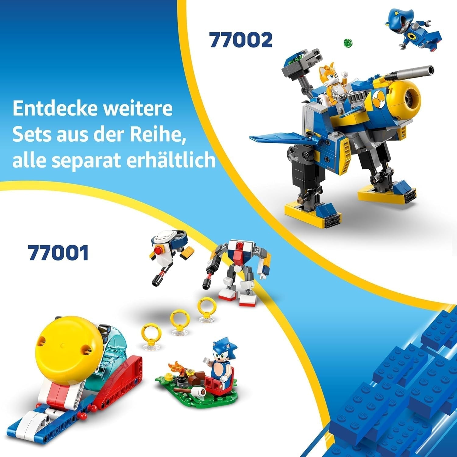 LEGO Sonic the Hedgehog Super Shadow Vs. Biolizard, Gamer-Spielzeug, Geschenk für Jungen und Mädchen, Sammelspielset für Kinder und Videospielfans, mit Charakterfiguren 77003 Bausets Besuchen Sie den LEGO-Store