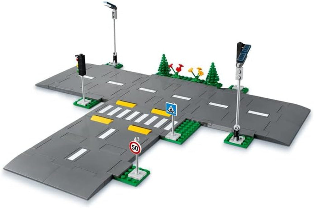 LEGO City Bauset „Straßenkreuzung mit Ampel“ mit im Dunkeln leuchtenden Steinen 60304 Bausets Besuchen Sie den LEGO-Store