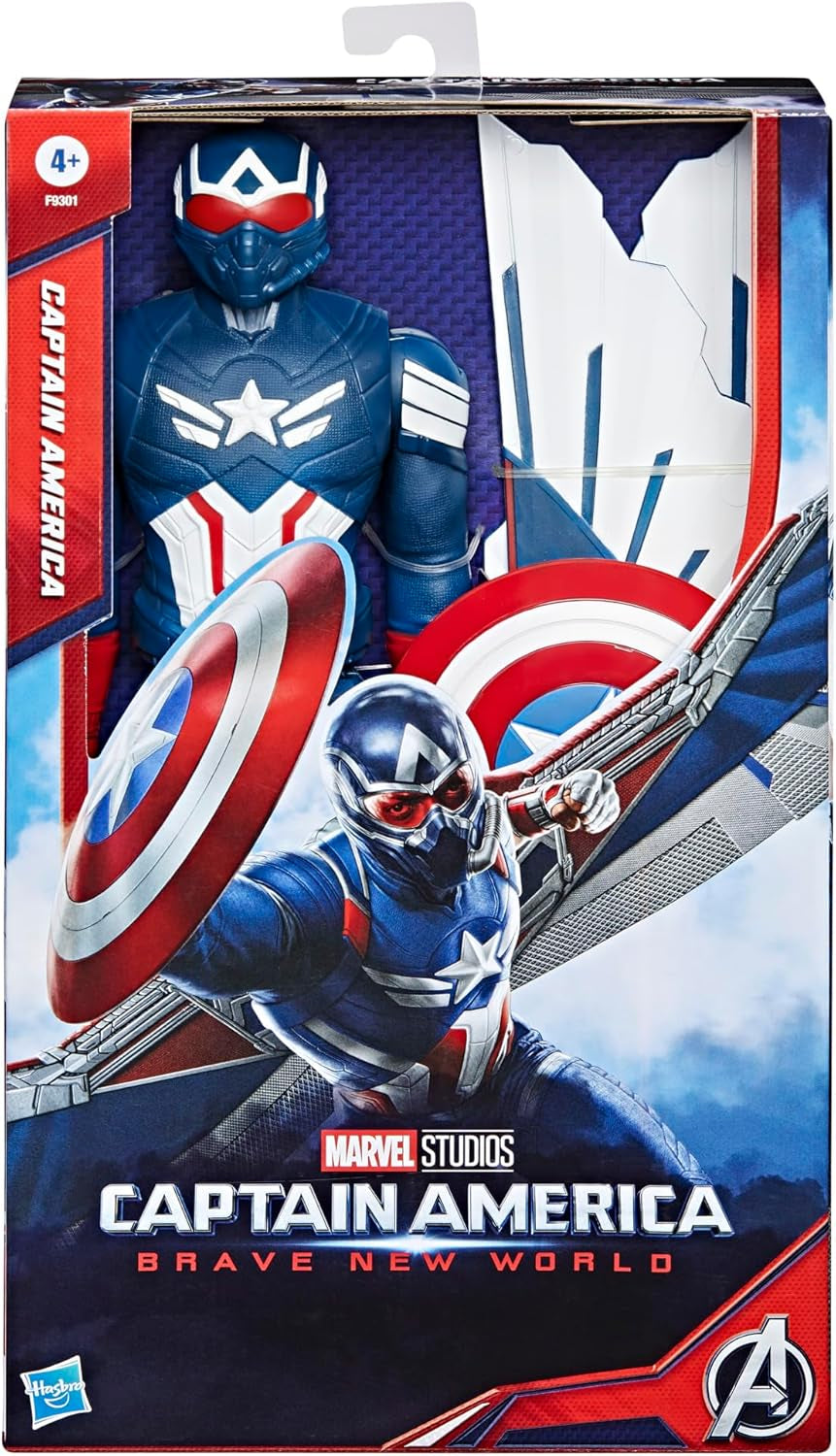 Marvel Studios Captain America Brave New World, Captain America Deluxe Action Figure, 30 cm Action figures Naty Shop