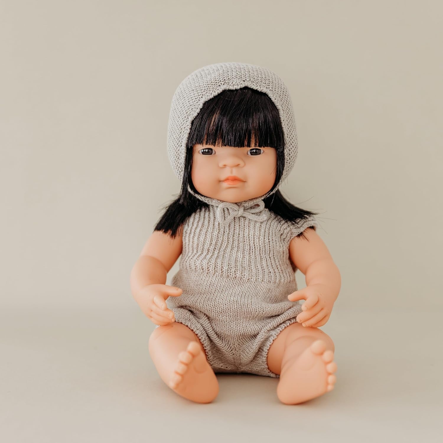 Miniland Babypuppe asiatisches Mädchen 38cm-31056, Zufällig