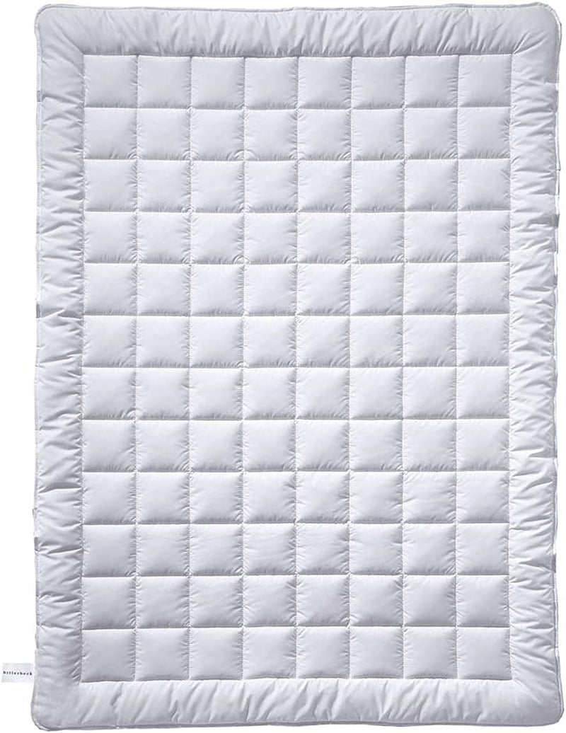 Billerbeck Lina Superlight Quilt – Leinensteppdecke – 155 x 220 cm – Sommersteppdecke, kühlende Steppdecke, leichte Sommersteppdecke – 70 % Leinen, 30 % Baumwolle, weiße Steppdecken und Quilts Naty Shop Standardtitel