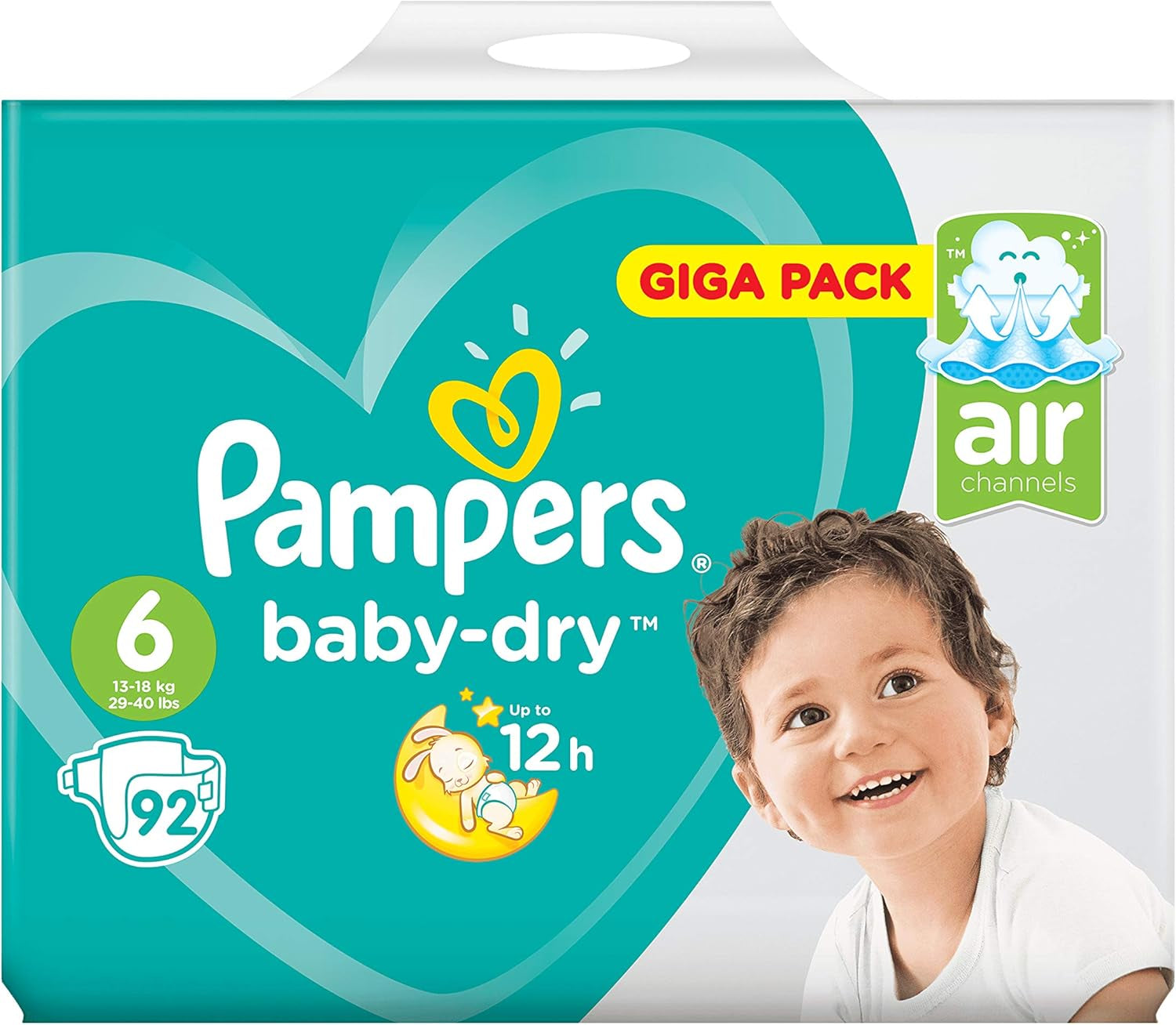 Windeln Pampers 81657566 Baby-Dry Pants, weiß