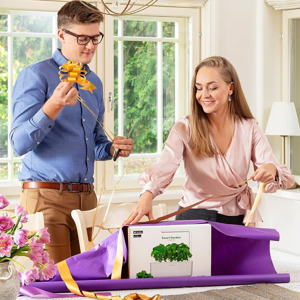 Click and Grow Growbox, Smart Garden, einfacher als ein Hydrokultur-Anbausystem, Indoor-Garten, Kräutergarten, Indoor-Gewächshaus mit 3 Pflanzenkapseln im Lieferumfang enthalten, weiß