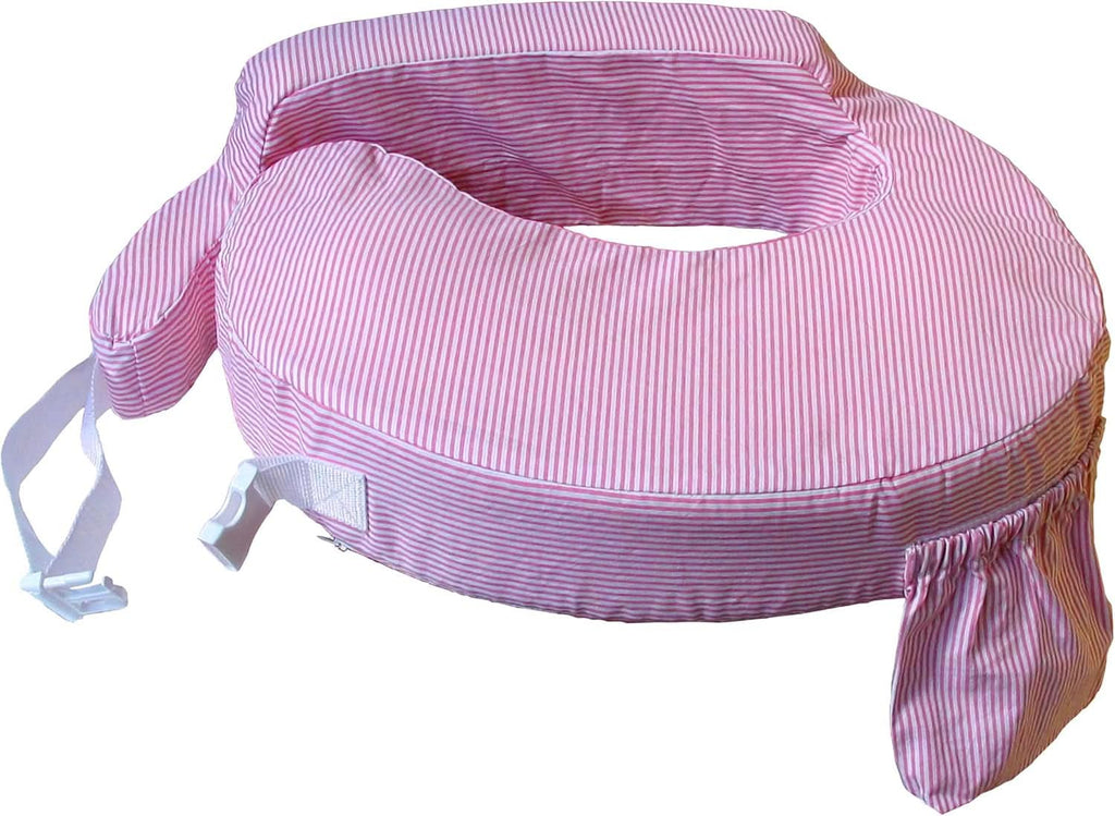 MY BREST FRIEND Baby Wild - Perna americană pentru alăptare, originală, ușor de întreținut Accesorii Hrana si Alaptare Bebe Naty Shop Roz si Alb 57 X 40 X 14 Cm Husa: 100 poliester / umplutura: spuma 100 poliuretan, spumata la rece