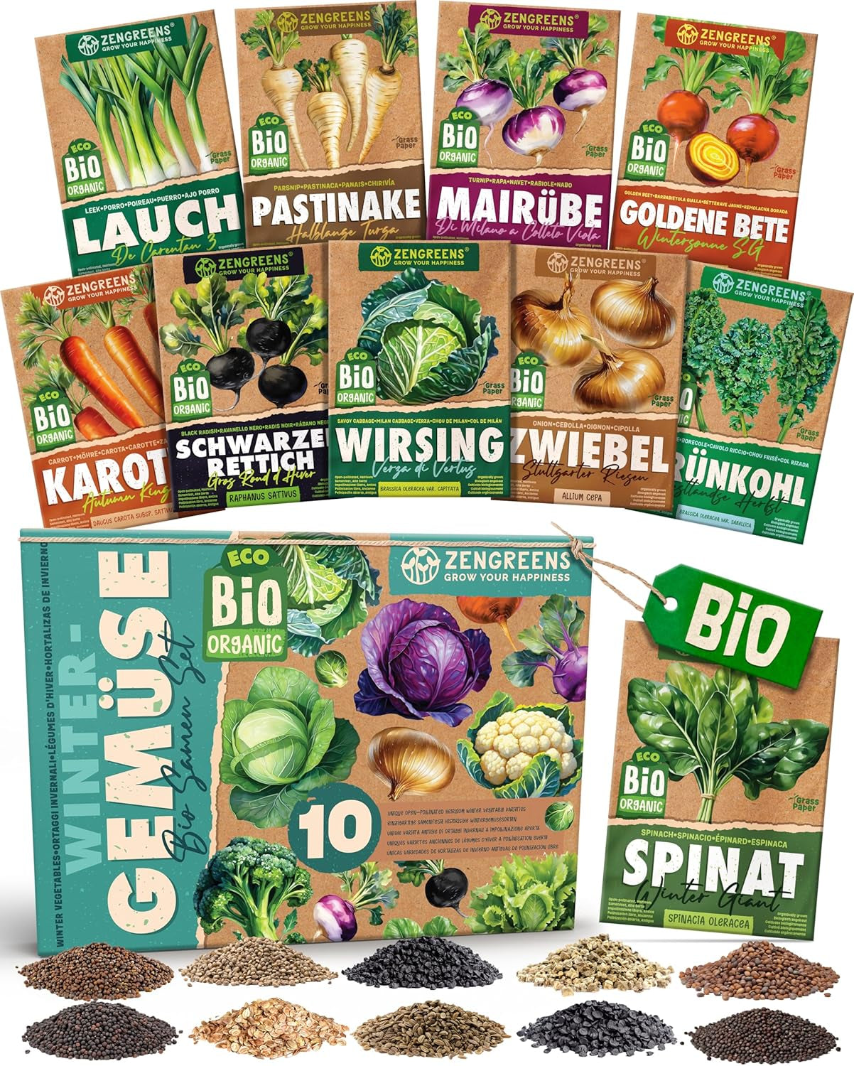 Bio-Tomatensamen im 10er-Set – 10 Tomatensamen für den einfachen Anbau im Garten, Balkon oder Hochbeet – Pflanzensamen – Setzlinge