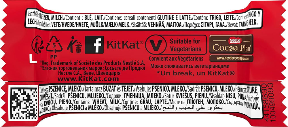 Nestlé Mini-Schokoriegel, Milchschokolade, knusprige Waffelriegel, 3er-Pack (1 x 217 g)