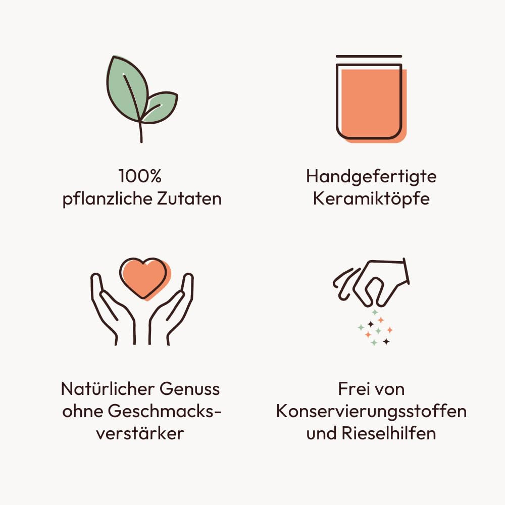 Potluck | Gewürzburger | Würzmischung im Keramiktopf | 100g | Vegan, glutenfrei und mit natürlichen Zutaten