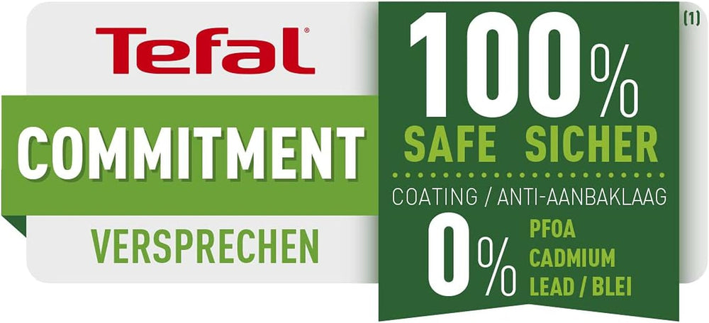 Tefal Easy Cook & Clean, Antihaftbeschichtung, Temperaturanzeige, nicht für Induktion empfohlen. Töpfe und Pfannen Naty Shop