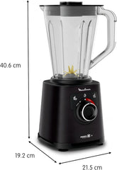 Perfect Mix+ LM88A8 Standmixer, 1200 W, Schnelle Ergebnisse, 1,5 L Fassungsvermögen, 3 Programme: Smoothie-Mixer, Eiszerkleinerer, Autoclean, Tritan-Krug, Inklusive Paddle, Schwarz Mama si Copilul Naty Shop