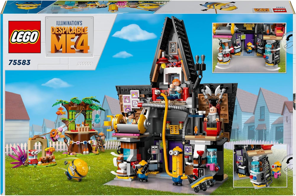 LEGO I - Simply Incorrigible 4 Gru's and Minions' Family Villa I - Simply Incorrigible 4 Movie Playset Kinderspielzeug Geschenk für Jungen und Mädchen ab 8 Jahren 75583 Bausets Beuche den LEGO-Store