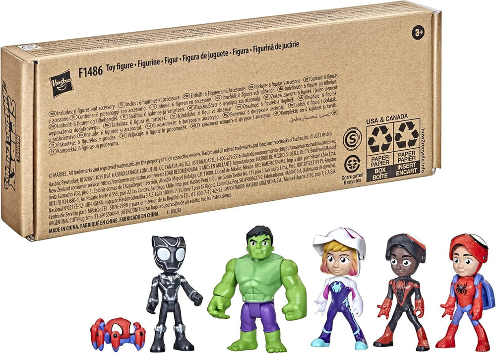Hasbro Spidey and His Amazing Friends Masked Heroes Multipack, figuri de acțiune înalte de 10 cm, pentru copii cu vârsta peste 3 ani F1486 Action figures Naty Shop