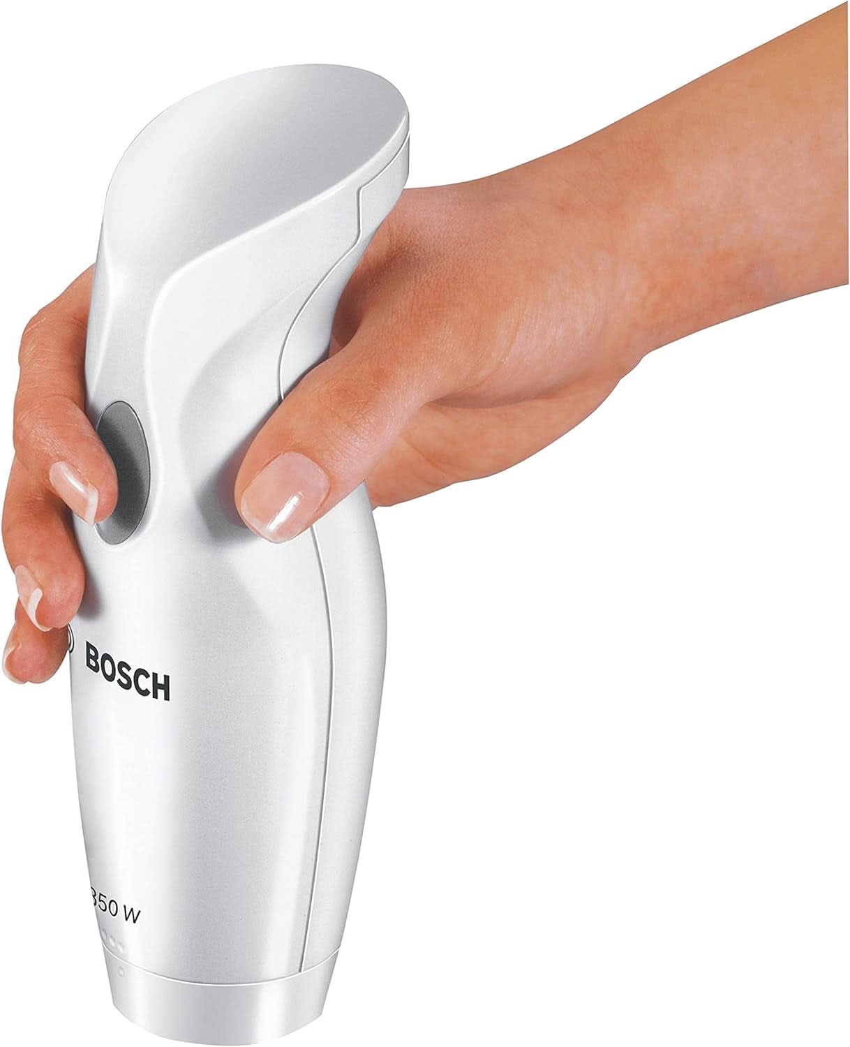 Haushaltsgeräte MSM6B500 Stabmixer, 350 W, Silber/Weiß Bucatarie Naty Shop