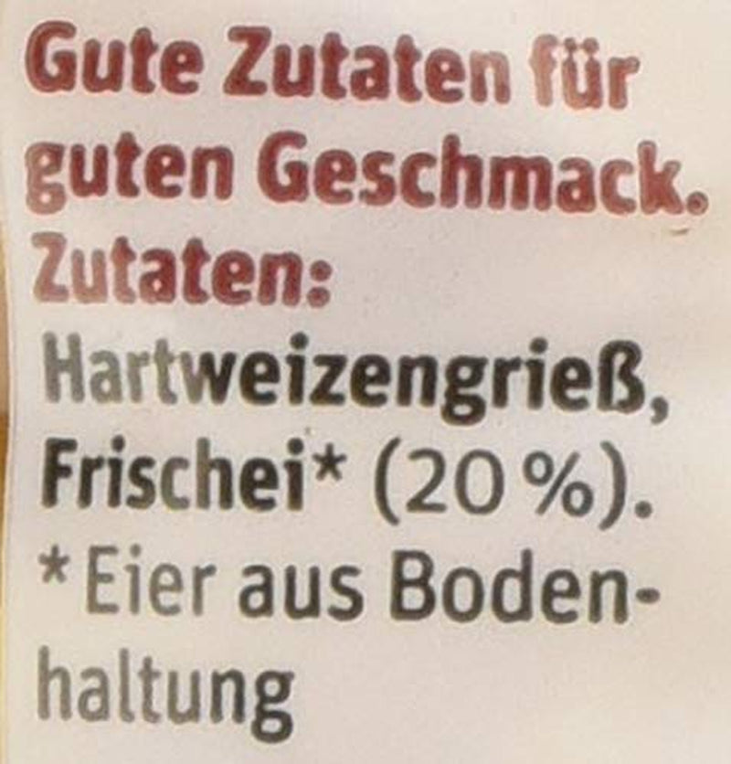 tegut... Eiernudelschalen, 1 x 250 g