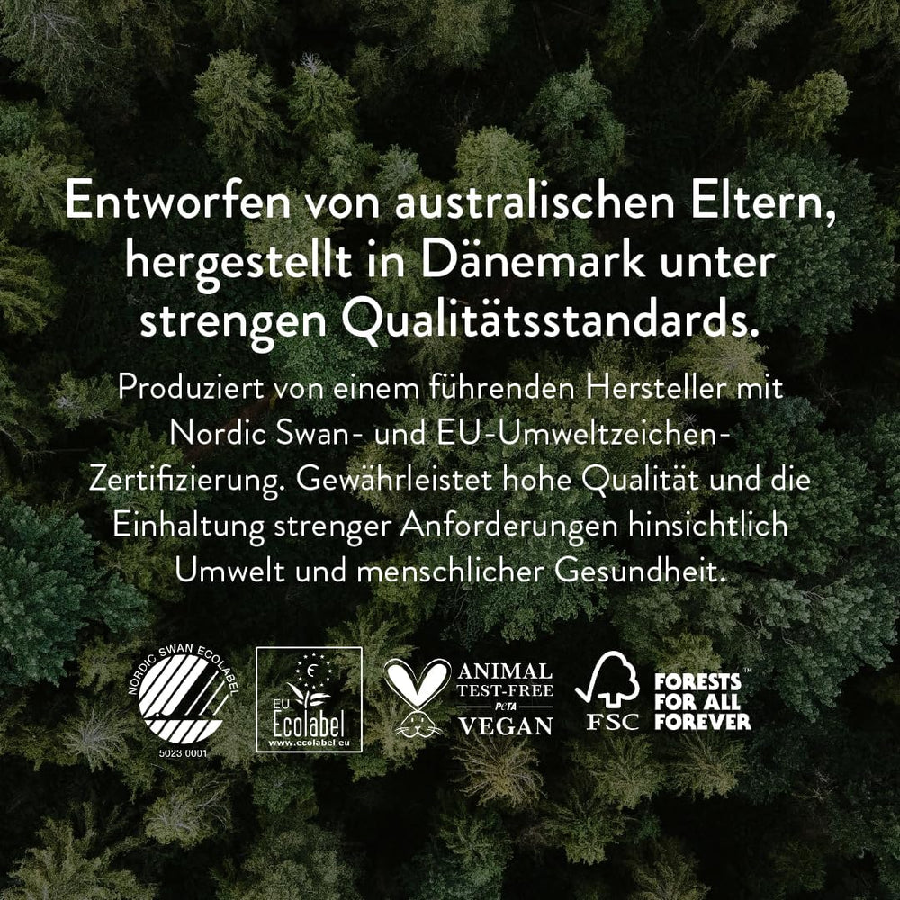 Babywindeln, Größe 3M (4-8 kg) – 1 Beutel mit 28 Stück – Keine Schadstoffe, umweltfreundlich, sehr saugfähig, für den Nachtgebrauch geeignet, ultradünn und weich – Hergestellt in Dänemark