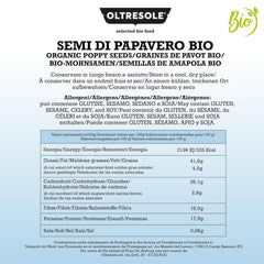 Bio-Mohnsamen, 3 kg, nährstoffreiche Bio-Mohnsamen, ideal zum Kochen und Essen, praktische Größe