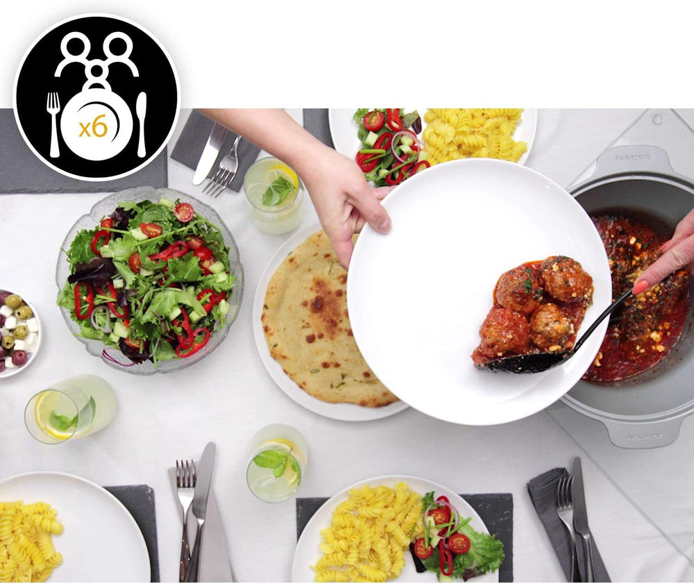 Crock-Pot Digital Slow Cooker Saute Slow Cooker mit Duraceramic 5 Liter, CSC026X Slow Cooker Naty Shop