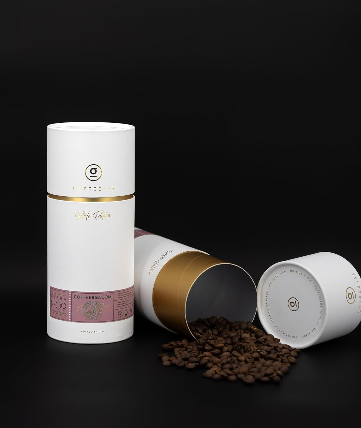 NOU! Cafea Nr. 9 - GESHA - Cafea Specială - Don Primitivo de la Coffee858 (320g) - Fructe de pădure roșii, miere, ceai roșu, flori/fructe de citrice, struguri, mango și gust complex