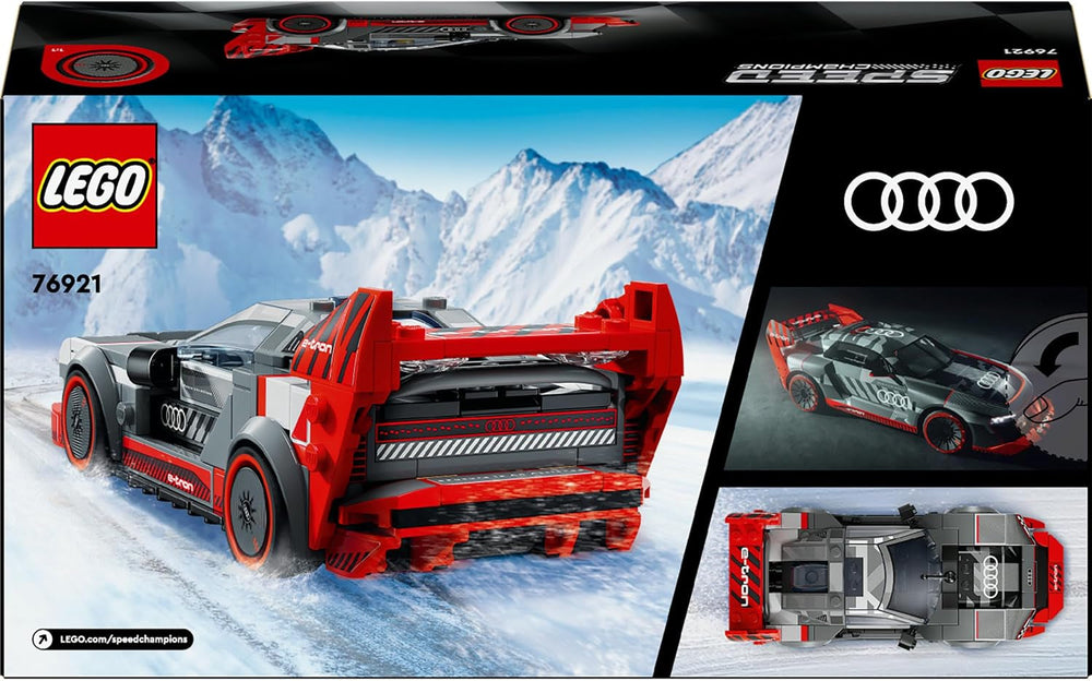 LEGO Speed Champions Audi S1 E-Tron Quattro Rennwagen-Set mit Autospielzeug zum Bauen, Spielen und Ausstellen, Automodell für Kinder, Geschenk für 9-jährige Jungen und Mädchen 76921 Bausets Besuchen Sie den LEGO-Store