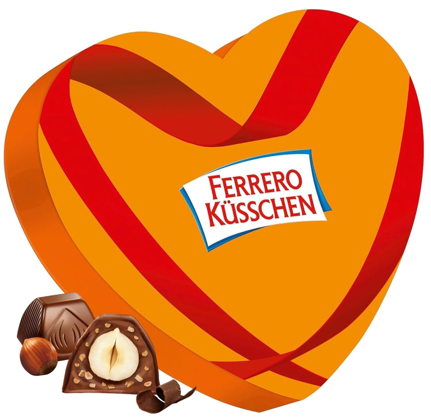 Ferrero Mon Chéri Heart – Schokoladengeschenk zum Valentinstag für Sie und Ihn – Knusprige Schokolade, fruchtiger Likör und aromatisierte Kirschen – Für Valentinstag, Muttertag und Ostern – 1 Packung à 147 g