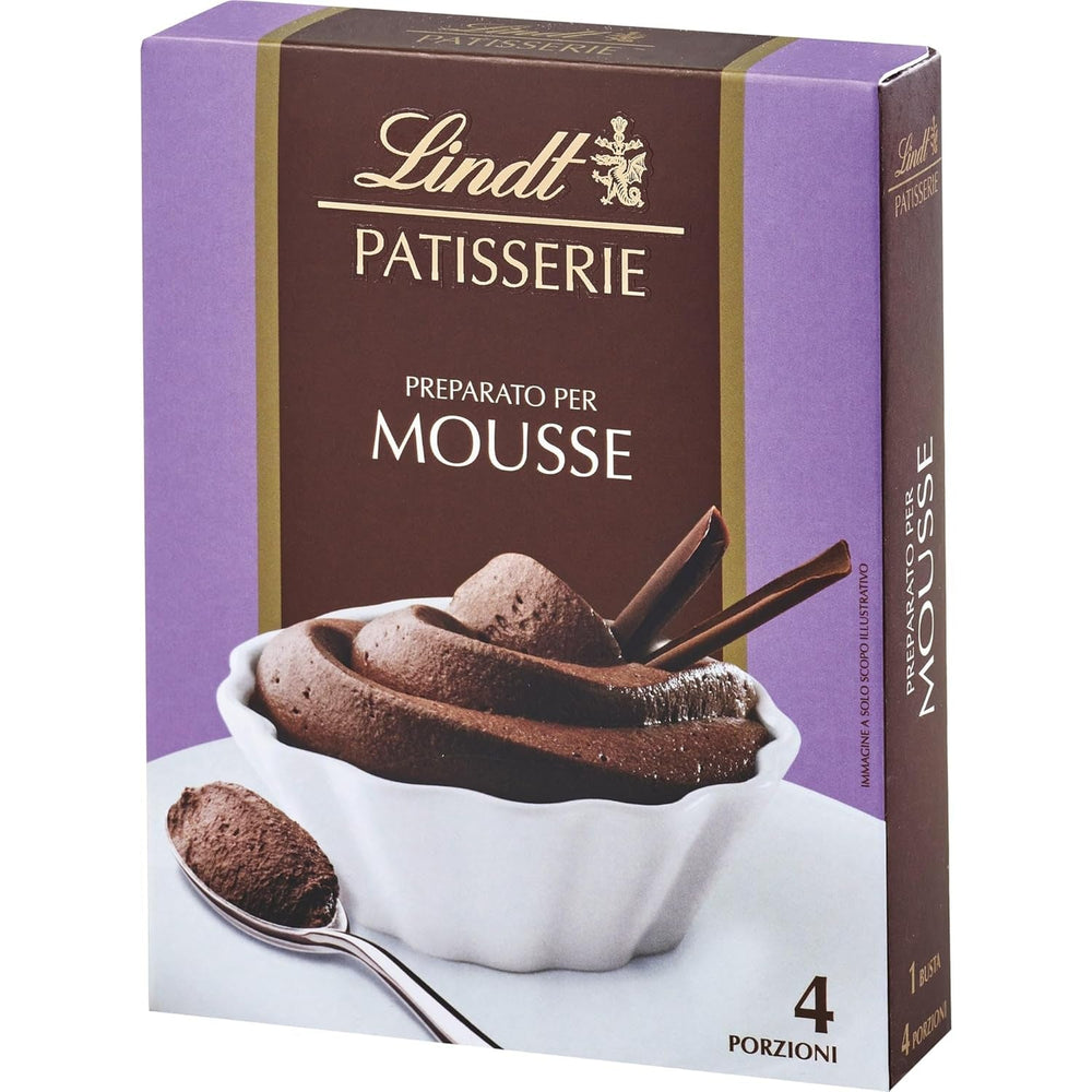 Lindt Schokolade - PATISSERIE Mousse Au Chocolat | 6 x 110 G | Backmischung für 4 Portionen fluffige Mousse Al Cioccolato aus Finester Schokolade | Patisserie | Backmix | Schokoladengeschenk-Mix zum Backen und Kochen Naty Shop Default Title